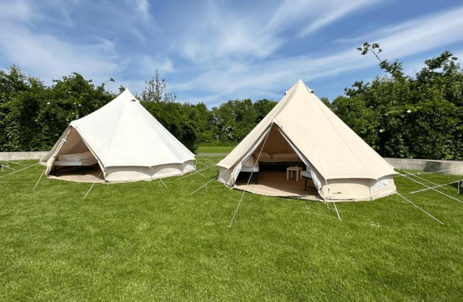 100 Jaar Tt Circuit Assen 2025 Glamping Incl Stroom 外观 照片