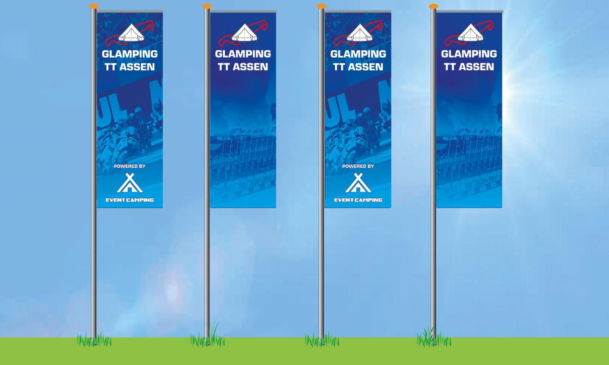 100 Jaar Tt Circuit Assen 2025 Glamping Incl Stroom 外观 照片